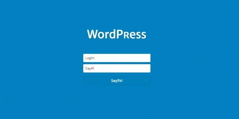 WordPress Login Sayfasi