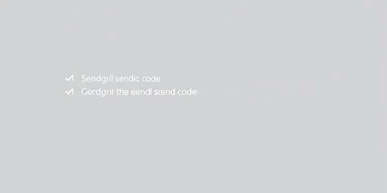 Sendgrid Email API