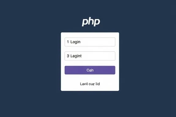 PHP Login Sistemi